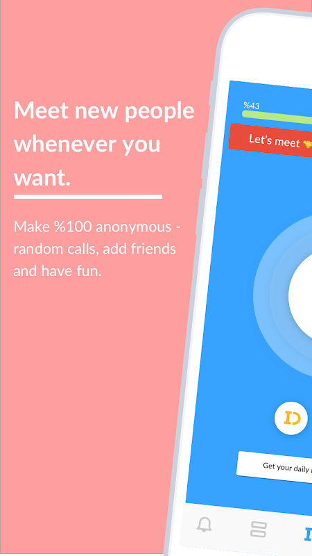 BlindID : Anonymous Live Chat স্ক্রিনশট 1