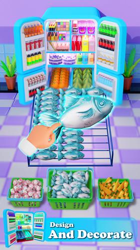 Fill The Fridge Organizer Game Captura de tela 2
