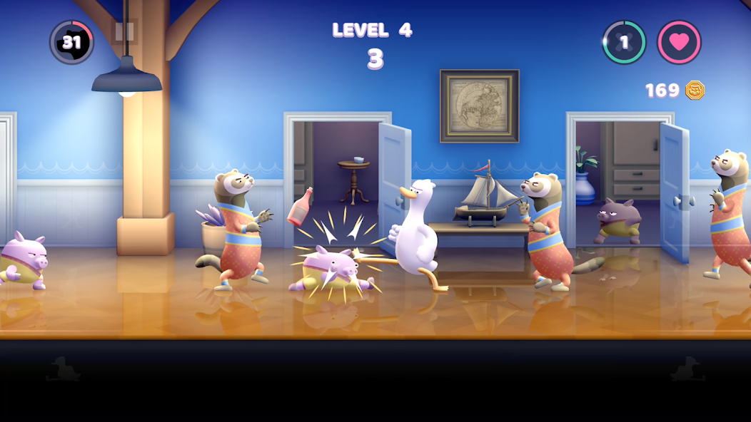Punch Kick Duck Mod 螢幕截圖 3