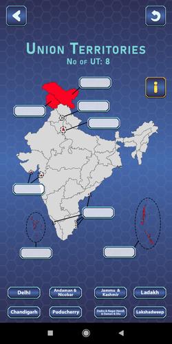 India Mapper-(India Map Game) Скриншот 2