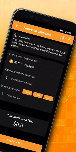 Crypto Calculator ဖန်သားပြင်ဓာတ်ပုံ 1