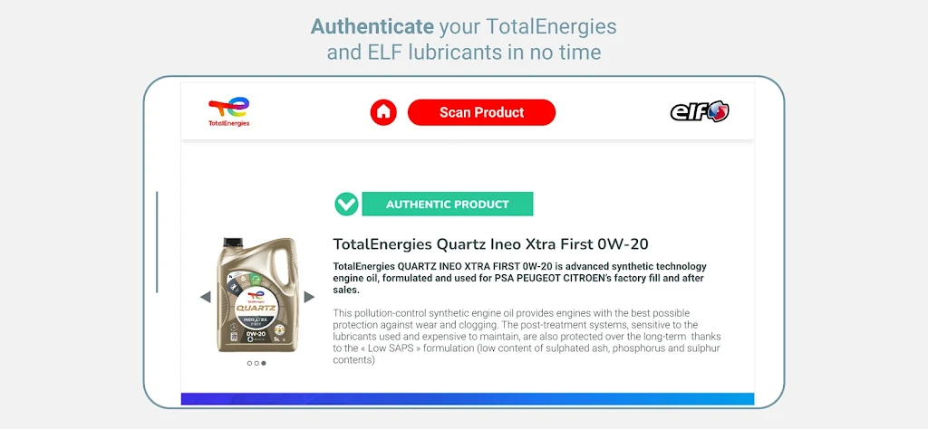 Scan TotalEnergies ဖန်သားပြင်ဓာတ်ပုံ 3