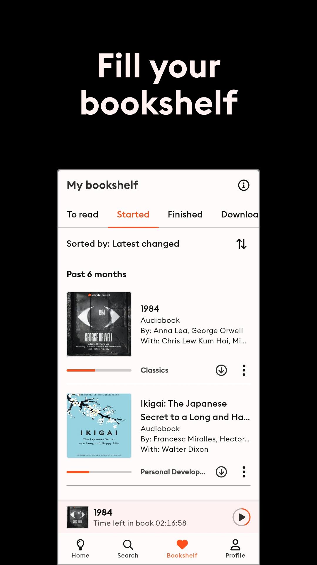 Storytel: Audiolibros y Ebooks Captura de pantalla 3