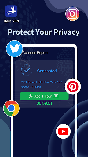 Hare VPN Capture d'écran 1