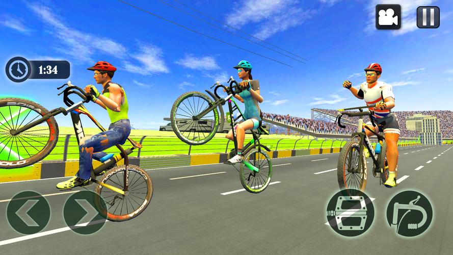 Cycle Race Game Cycle Stunt Zrzut ekranu 1