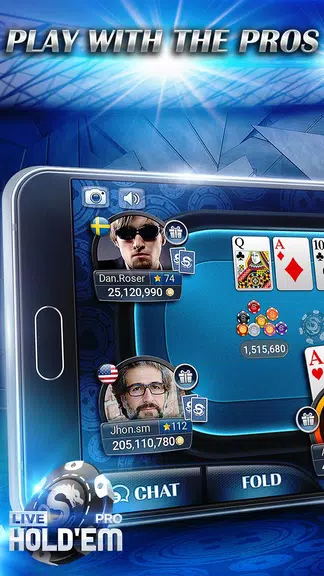 Live Hold’em Pro Poker Schermafbeelding 0