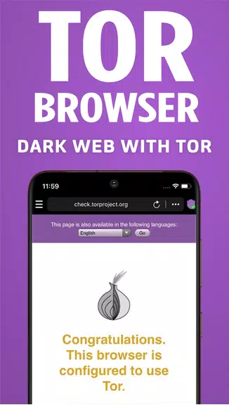 TOR Browser: OrNET Onion Web 螢幕截圖 1