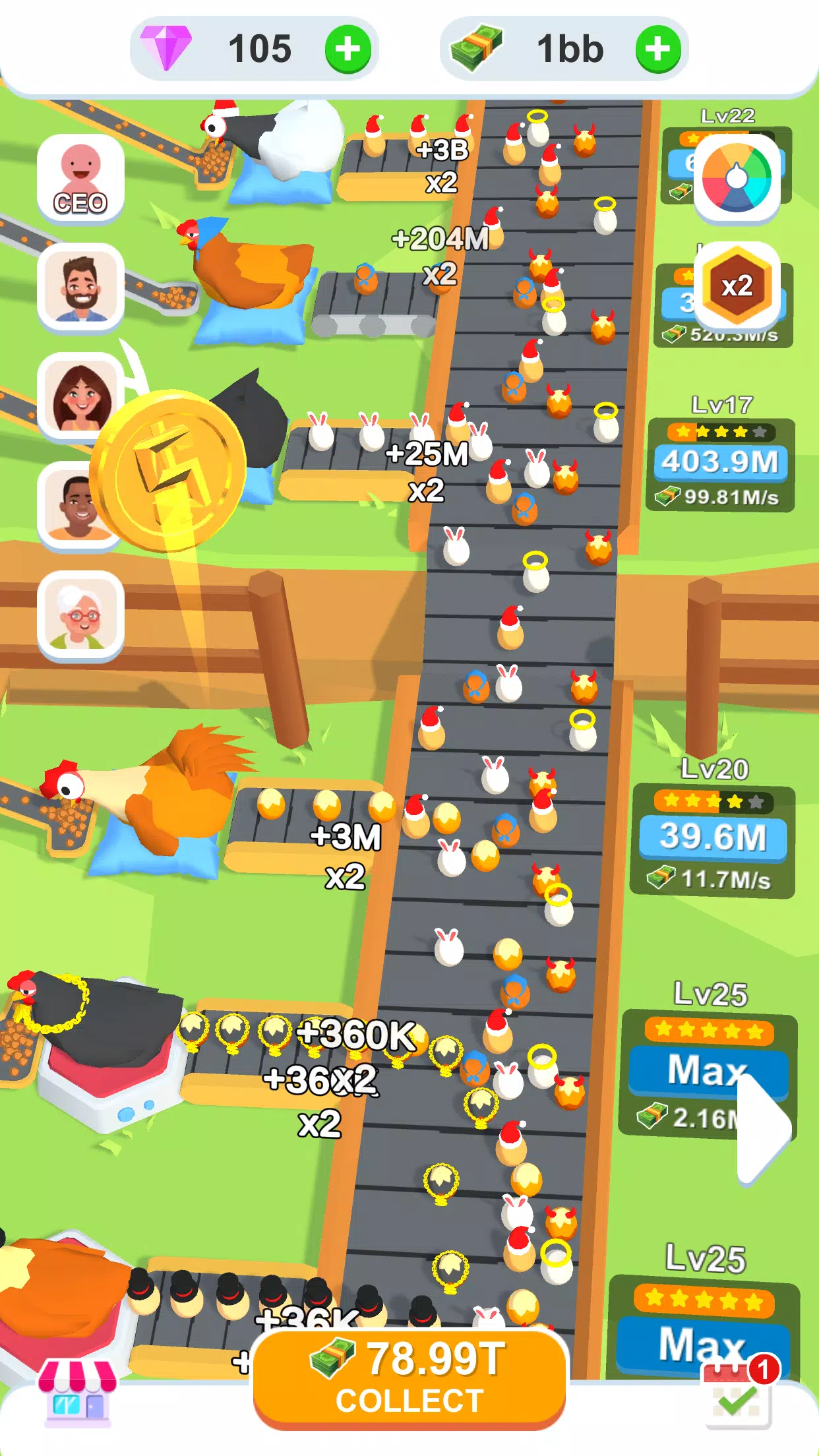 Idle Egg Factory Скриншот 2