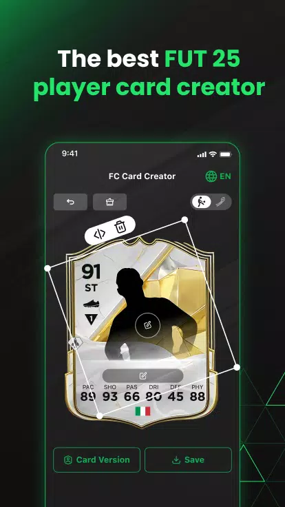 FUT 25 Card Creator Tangkapan skrin 0