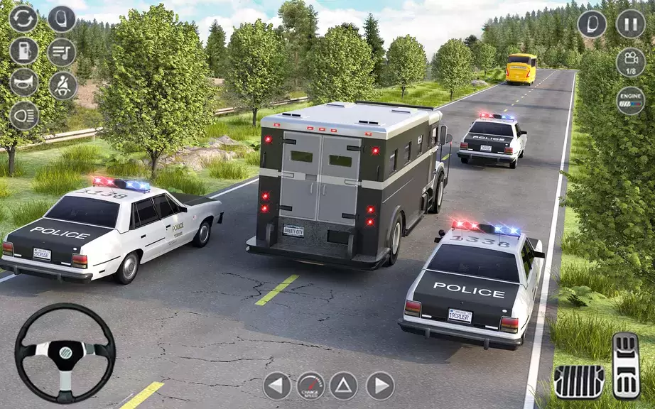 Police Car Driving Games 3D Zrzut ekranu 1