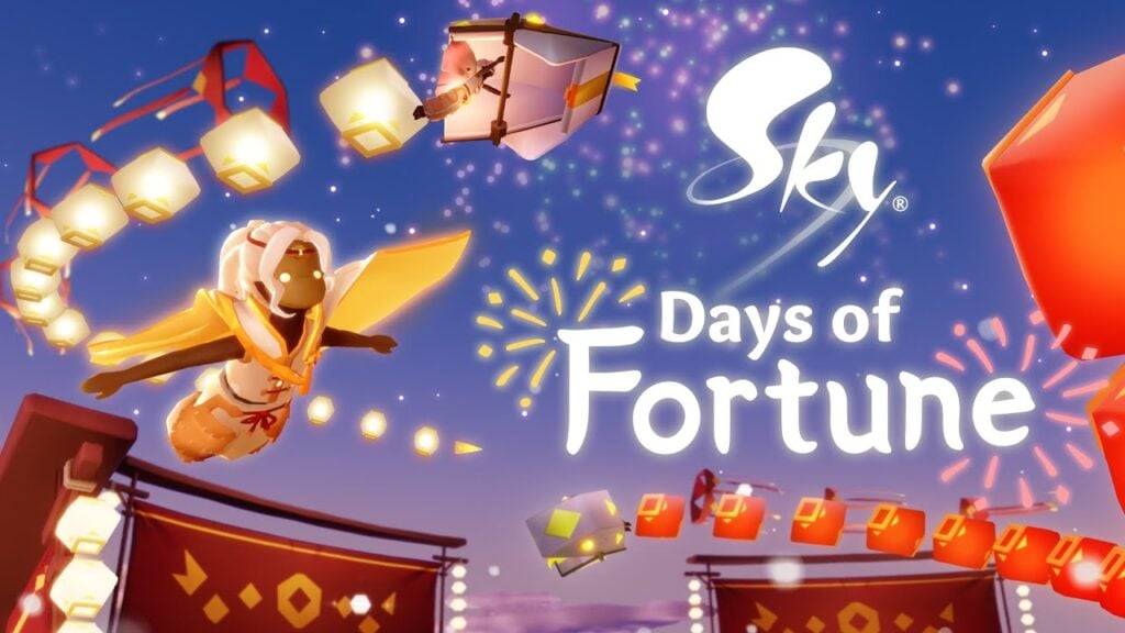 Sky: Kinder der Lichtringe im Mond Neujahr 2025 mit Glückstagen
