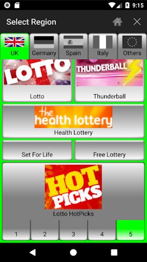 Lotto Number Generator for EUR ภาพหน้าจอ 0