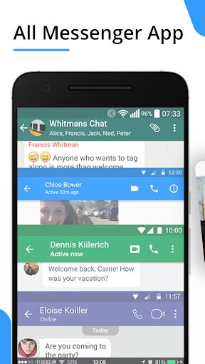 Multiple Messenger, Social App Zrzut ekranu 0