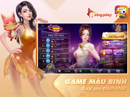 Poker VN ZingPlay ( Mậu Binh) 螢幕截圖 0