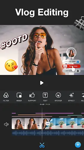 Editor de Vídeo e Vlog - VlogU Captura de tela 0