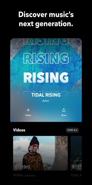 TIDAL Music: HiFi sound 螢幕截圖 0
