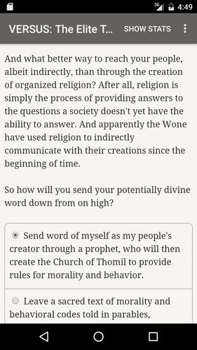 VERSUS: The Elite Trials Скриншот 2