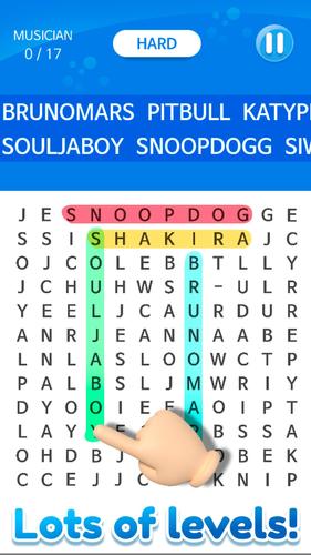 Word Search - Connect letters Tangkapan skrin 2