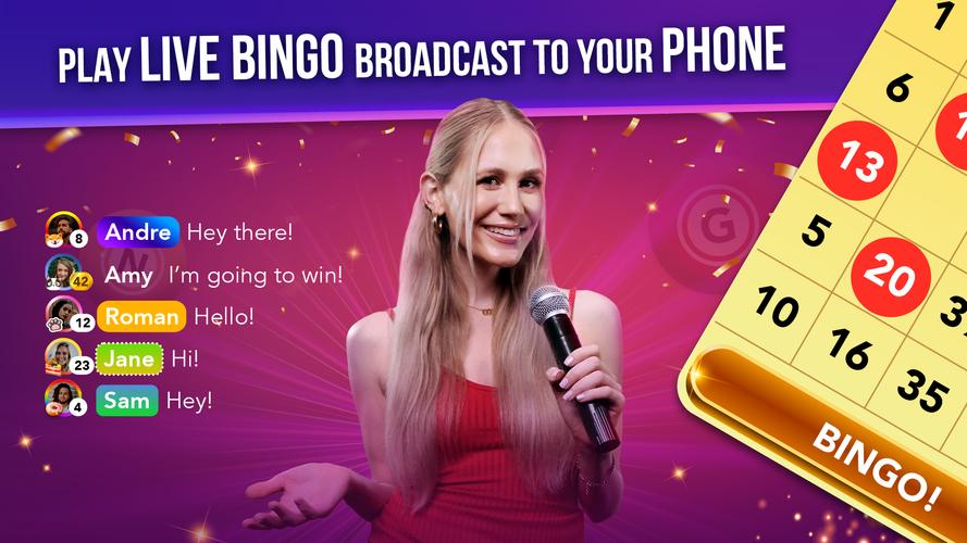 Live Play Bingo ภาพหน้าจอ 0