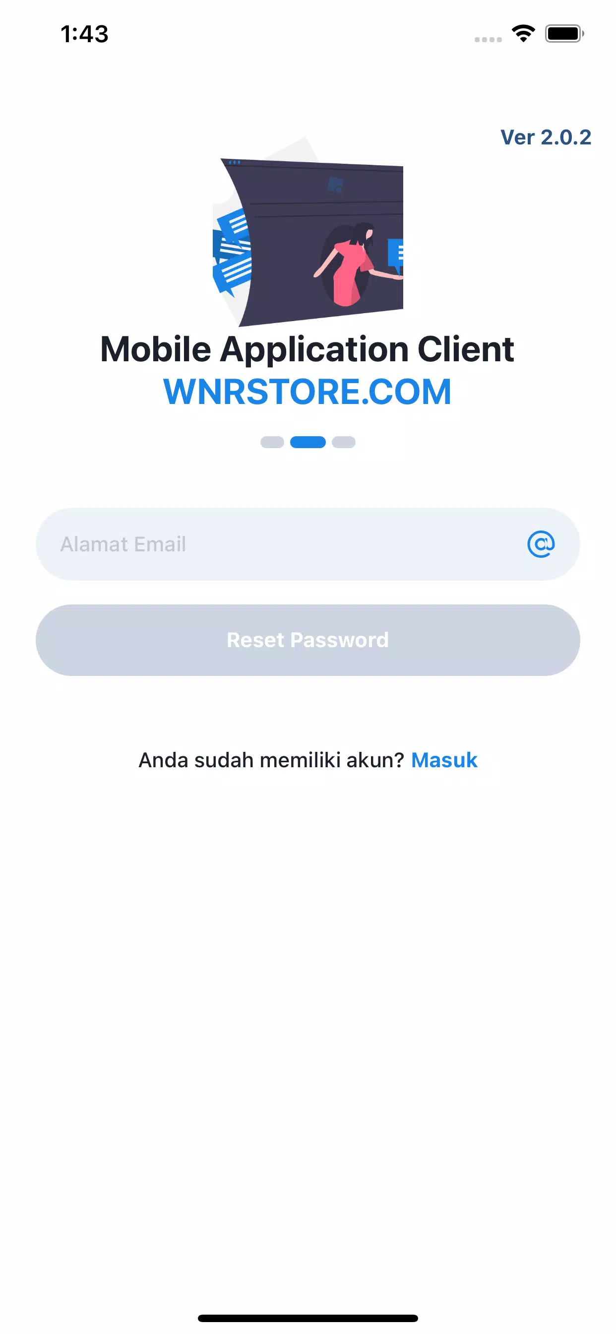 WNRStore Mobile - Jasa SMS OTP Ảnh chụp màn hình 1