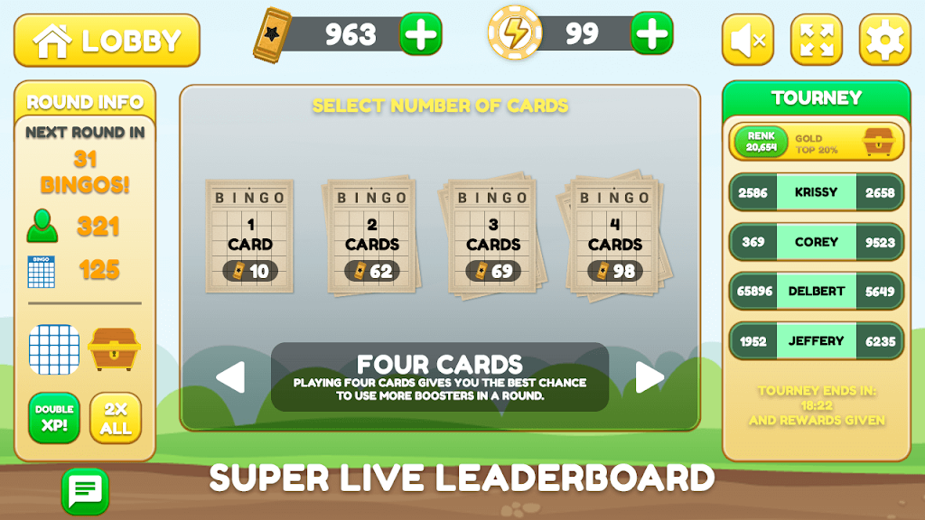 Bingo King-Free Bingo Games-Bingo Party-Bingo Capture d'écran 0