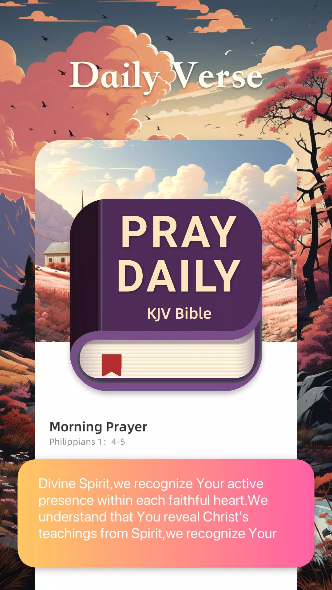 Pray Daily:KJV Bible Schermafbeelding 0