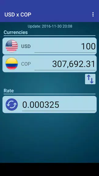 US Dollar to Colombian Peso ภาพหน้าจอ 0