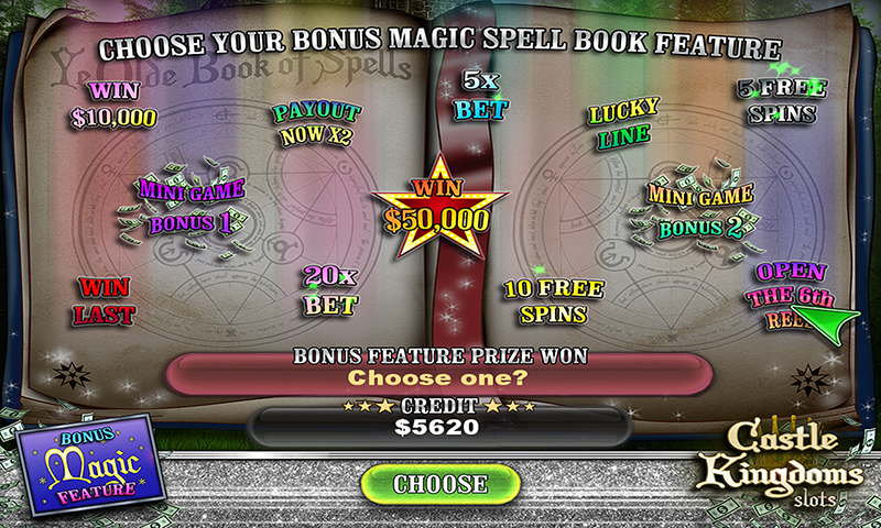 Castle Kingdoms Magic Dragon Legend Slots FREE Capture d'écran 2