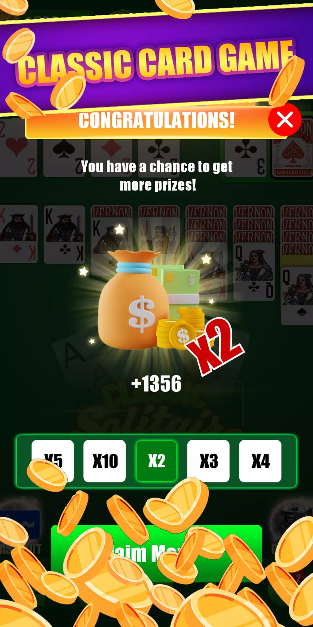 Funny Solitaire-Card Game ภาพหน้าจอ 1