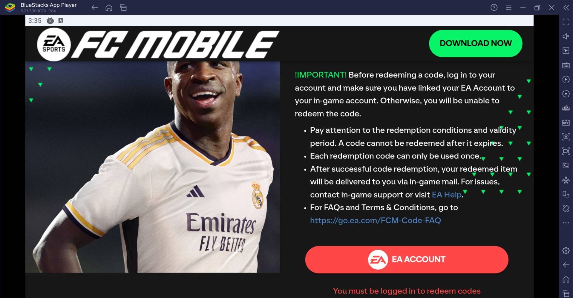 EA SPORTS FC™ Mobile足球游戏-2025年1月所有可用兑换码