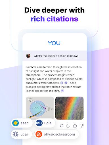 You.com AI Search and Browse ภาพหน้าจอ 3