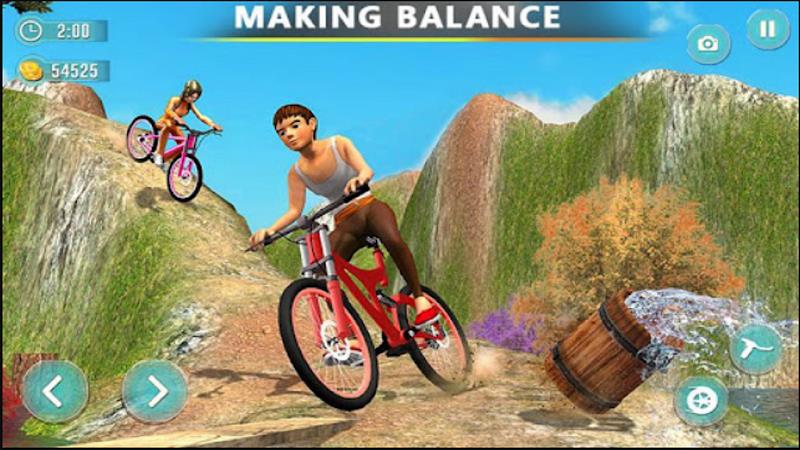 Offroad Bicycle Bmx Stunt Game 螢幕截圖 2