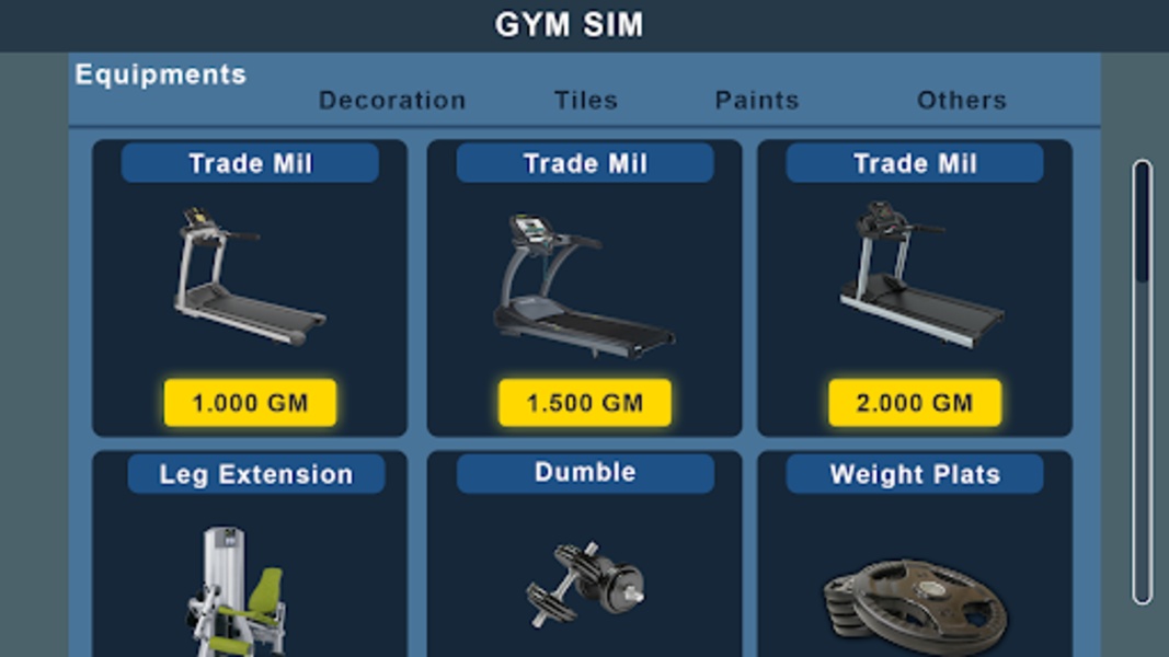 Gym simulator 24 : Gym Tycoon Ekran Görüntüsü 1