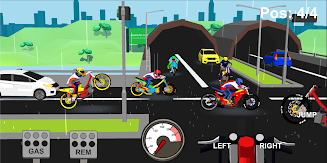 Indonesia Drag Bike Racing 3D Скриншот 1