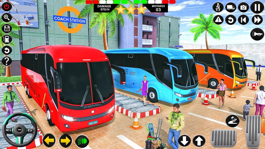 Passenger Bus Driving Games 3D Zrzut ekranu 1