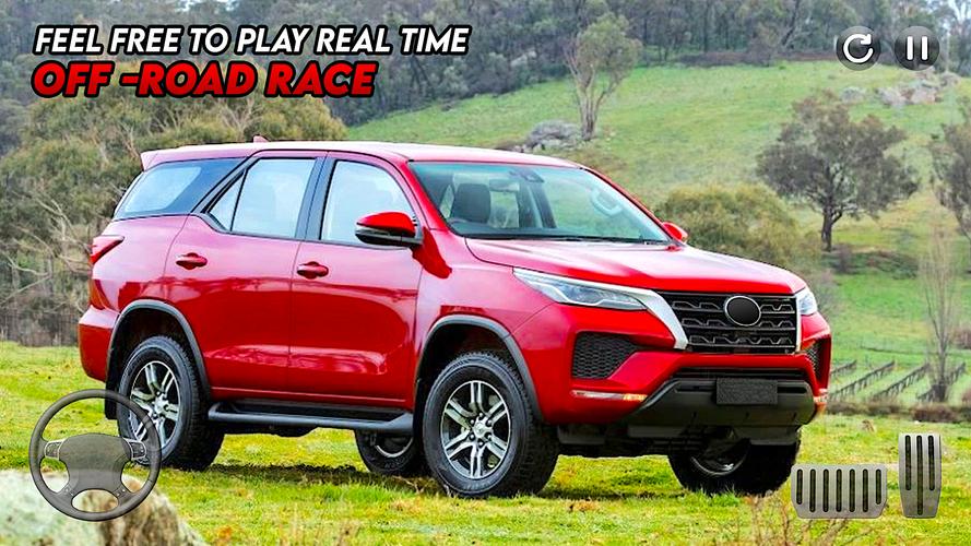 Fortuner Car Simulator Game 3D Tangkapan skrin 1