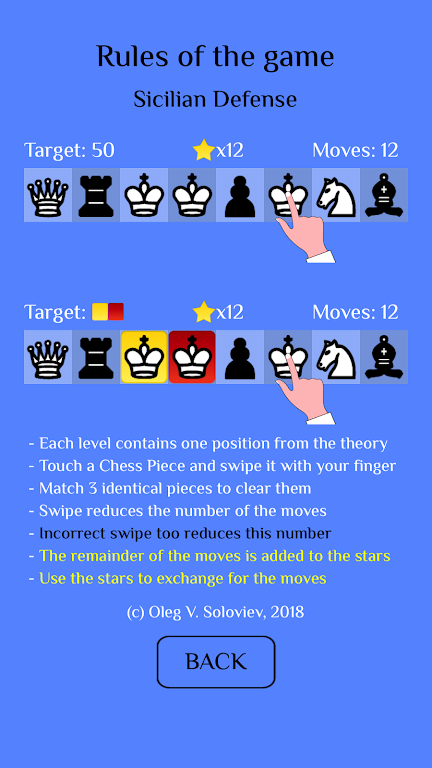 Chess Match-3: Sicilian Ekran Görüntüsü 2