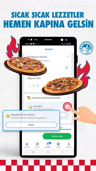Domino's Pizza Türkiye 스크린샷 2