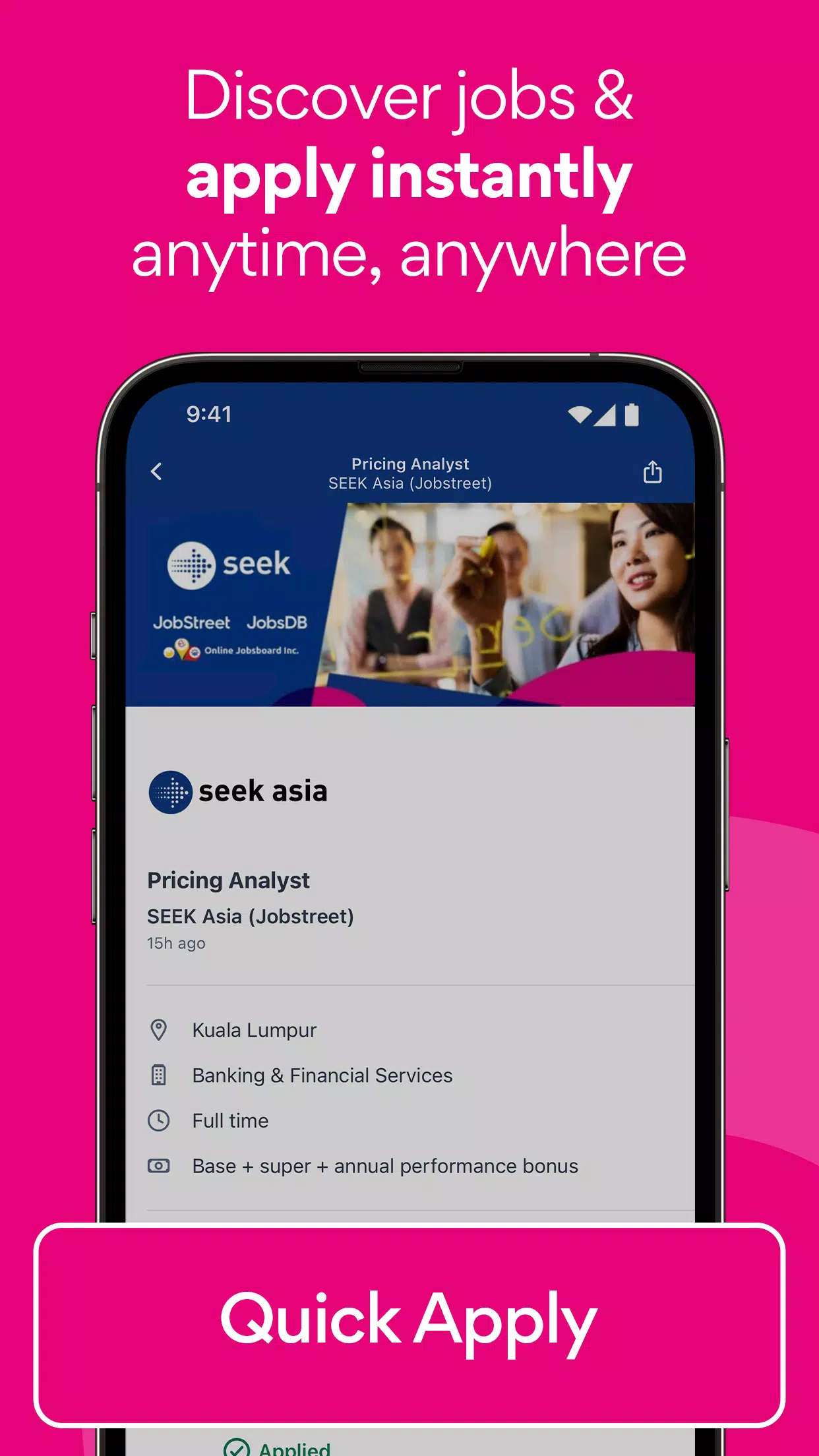 Jobstreet ภาพหน้าจอ 1