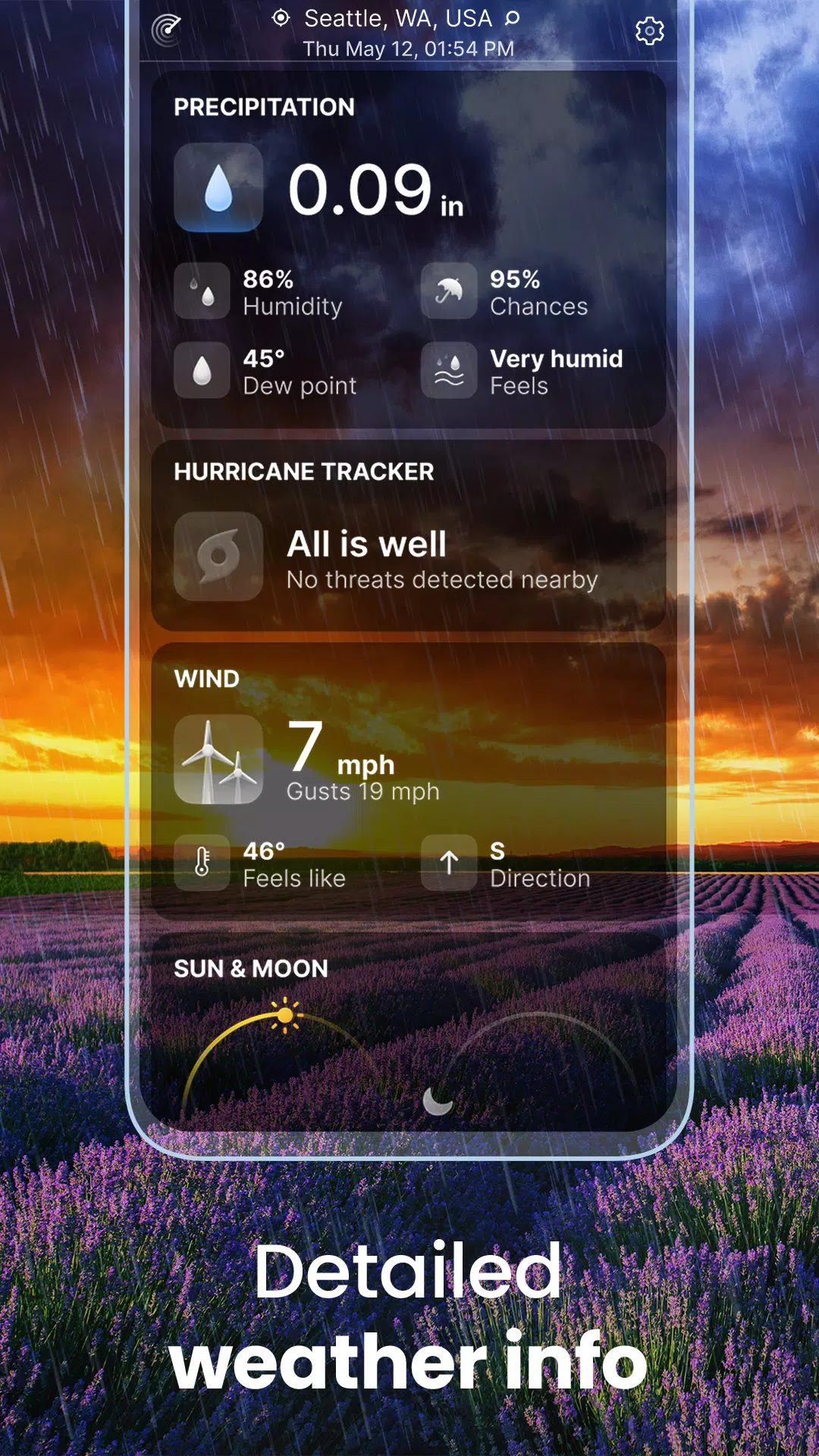 Schermata Weather Live° 3