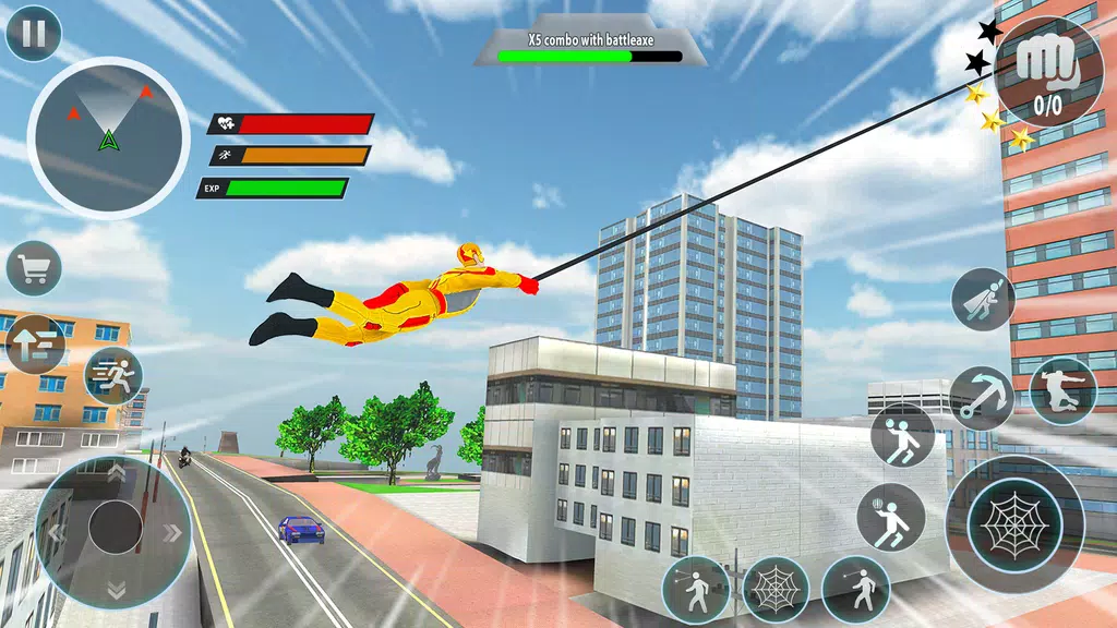 Police Robot Rope Hero Game 3d 螢幕截圖 2