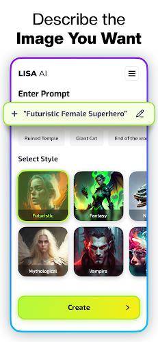 Lisa AI: AI Art Generator Ekran Görüntüsü 3