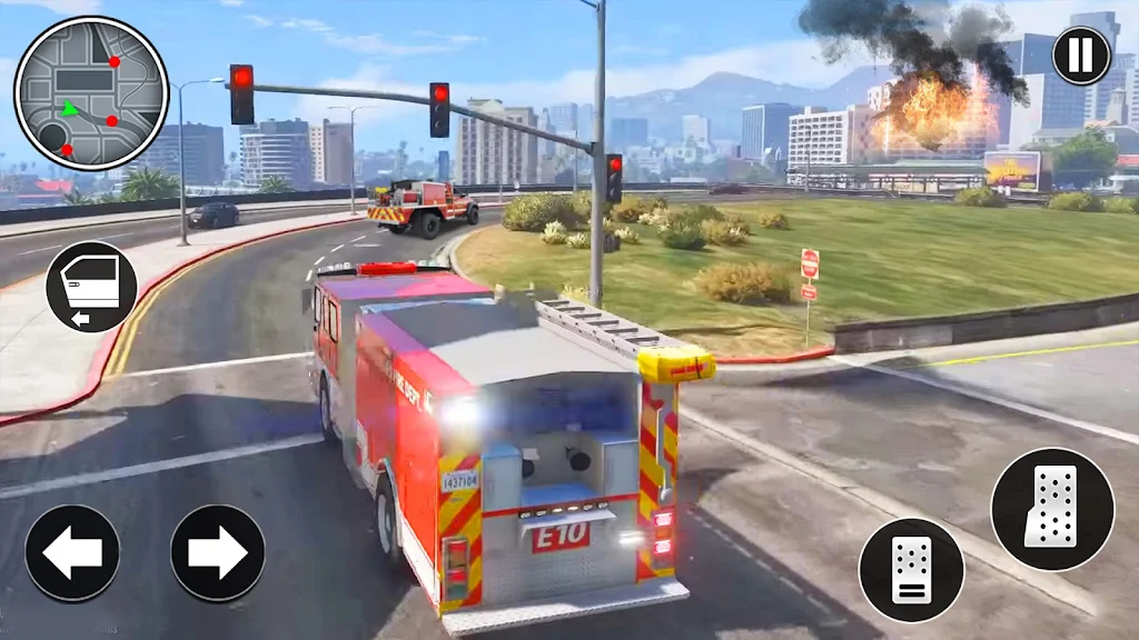 City Emergency Driving Games 스크린샷 1