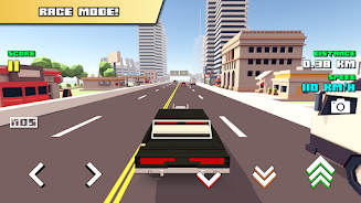 Blocky Car Racer - racing game Schermafbeelding 3