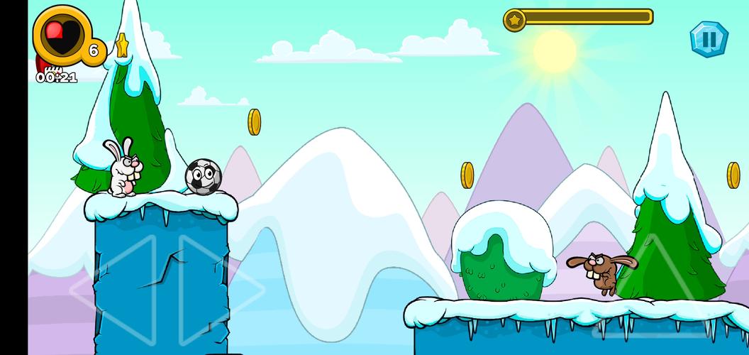 Runner ball 3: winter game Capture d'écran 1