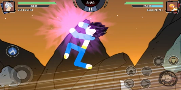 Stickman Warriors MOD Ảnh chụp màn hình 0