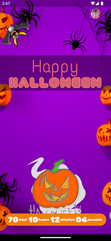 How long until Halloween? Captura de pantalla 1