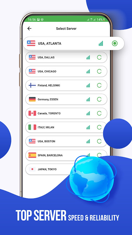 Fast VPN Wise VPN: Fast Secure 螢幕截圖 2