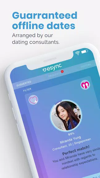 Esync - Singles Dating App 스크린샷 0