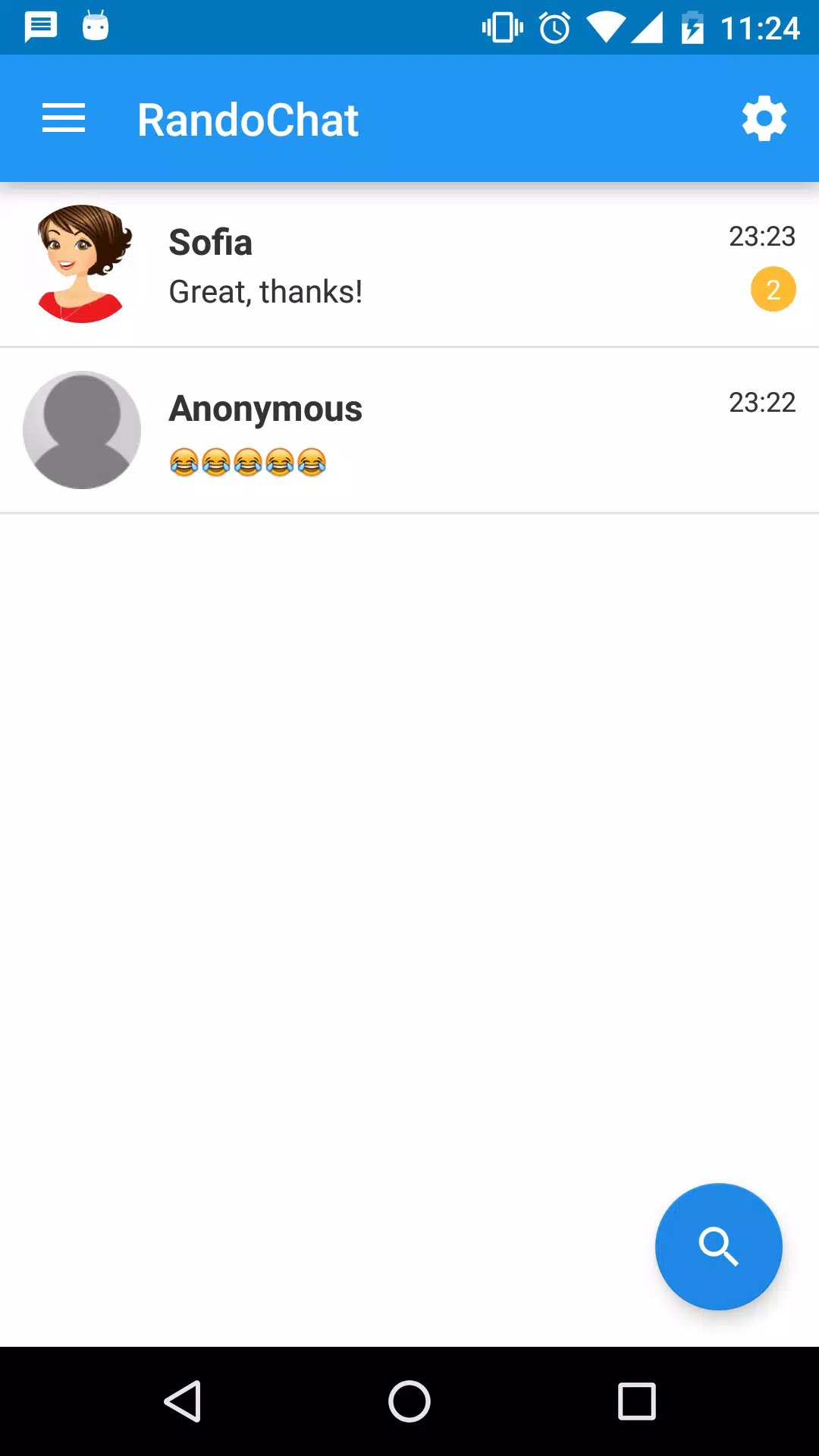 RandoChat - Chat roulette Скриншот 1